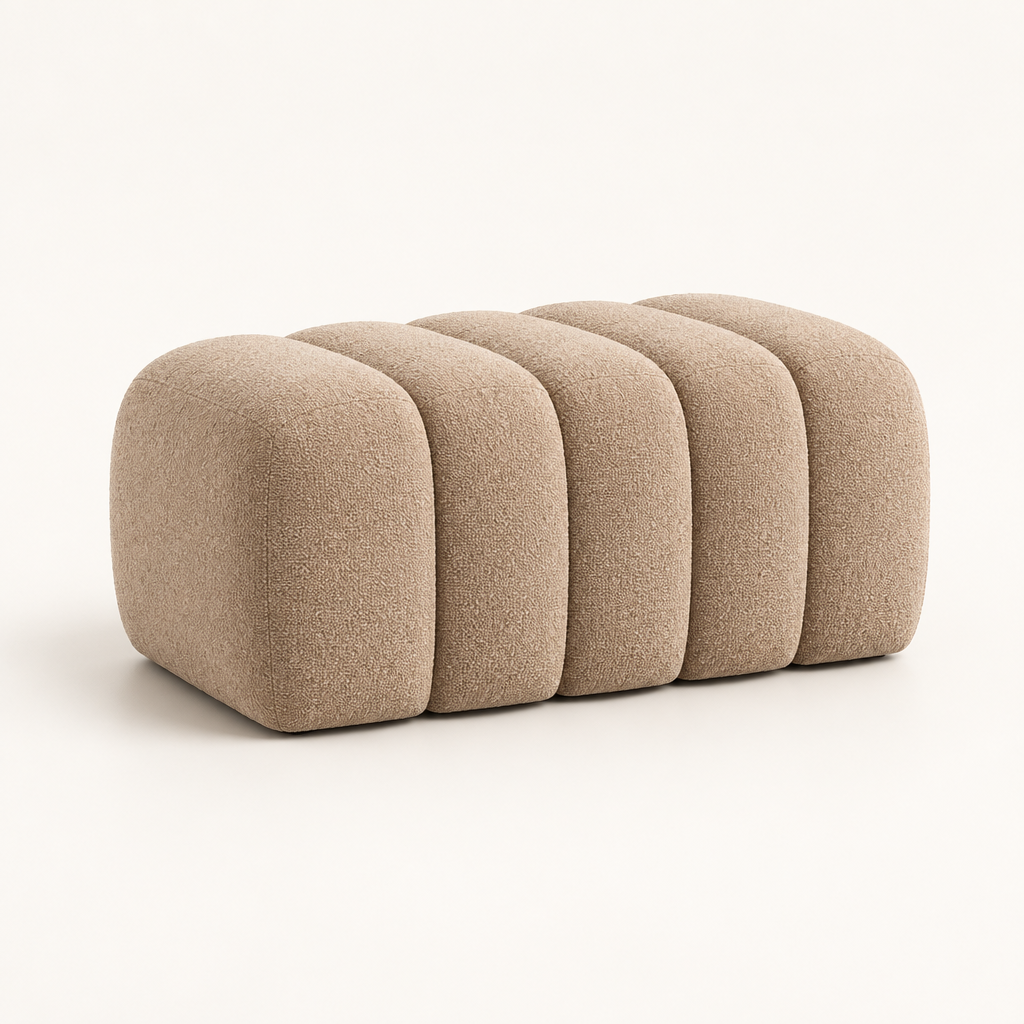 Nude channelled stool