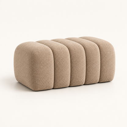 Nude channelled stool